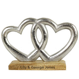 Personalised Double Heart Keepsake Ornament: 5 - Ornaments By Gift Moments