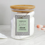 Personalised Glass Jar with Bamboo Lid: 2 - Storage By Gift Moments