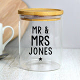 Personalised Glass Jar with Bamboo Lid: 5 - Storage By Gift Moments