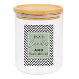 Personalised Glass Jar with Bamboo Lid: 6 - Storage By Gift Moments