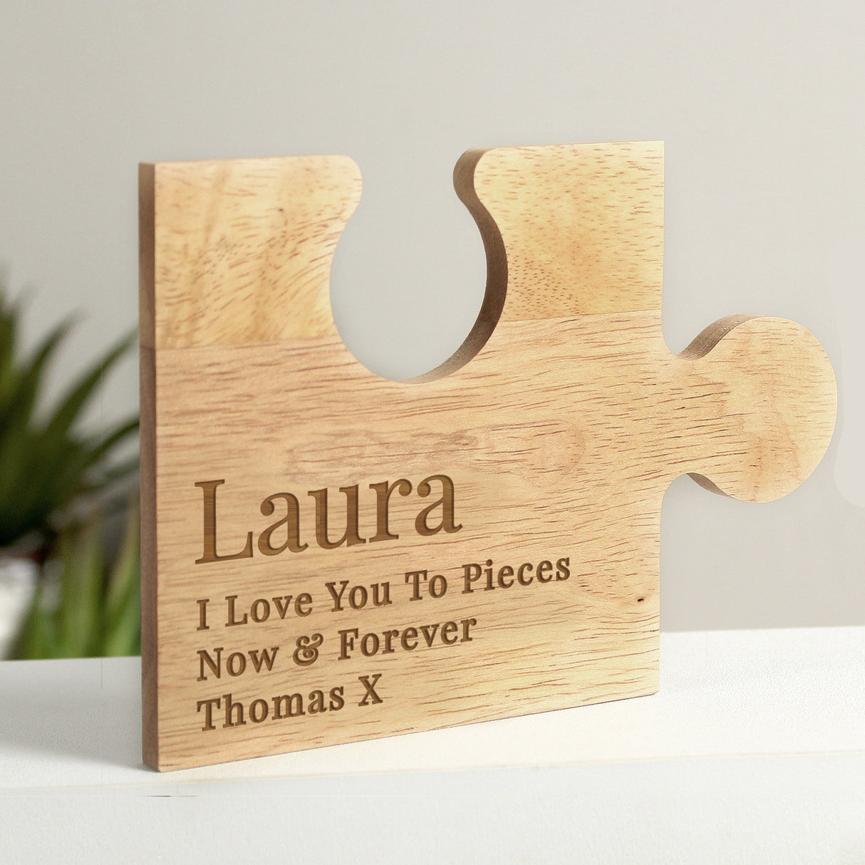 Personalised Wooden Jigsaw Piece Gift: 1 - Coasters By Gift Moments