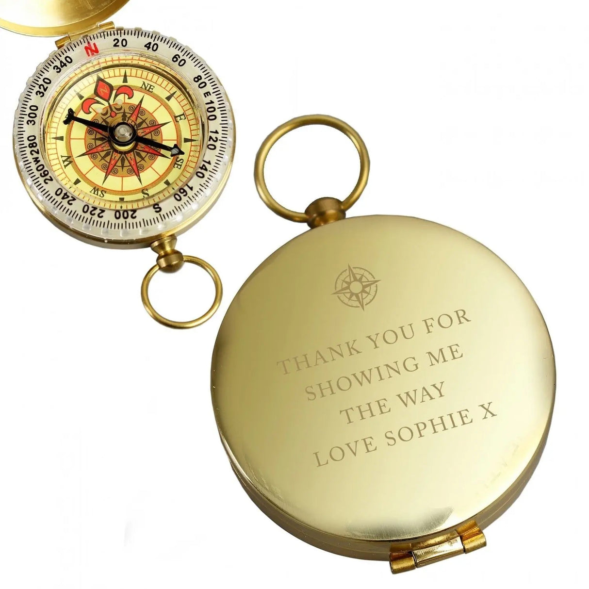 Personalised Free Text Keepsake Compass: 5 - Compasses By Gift Moments