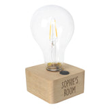 Personalised LED Bulb Table Lamp: 5 - LED Lighting By Gift Moments