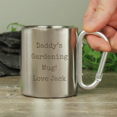 Personalised Metal Travel Mug: 4 - Outdoor Mugs By Gift Moments