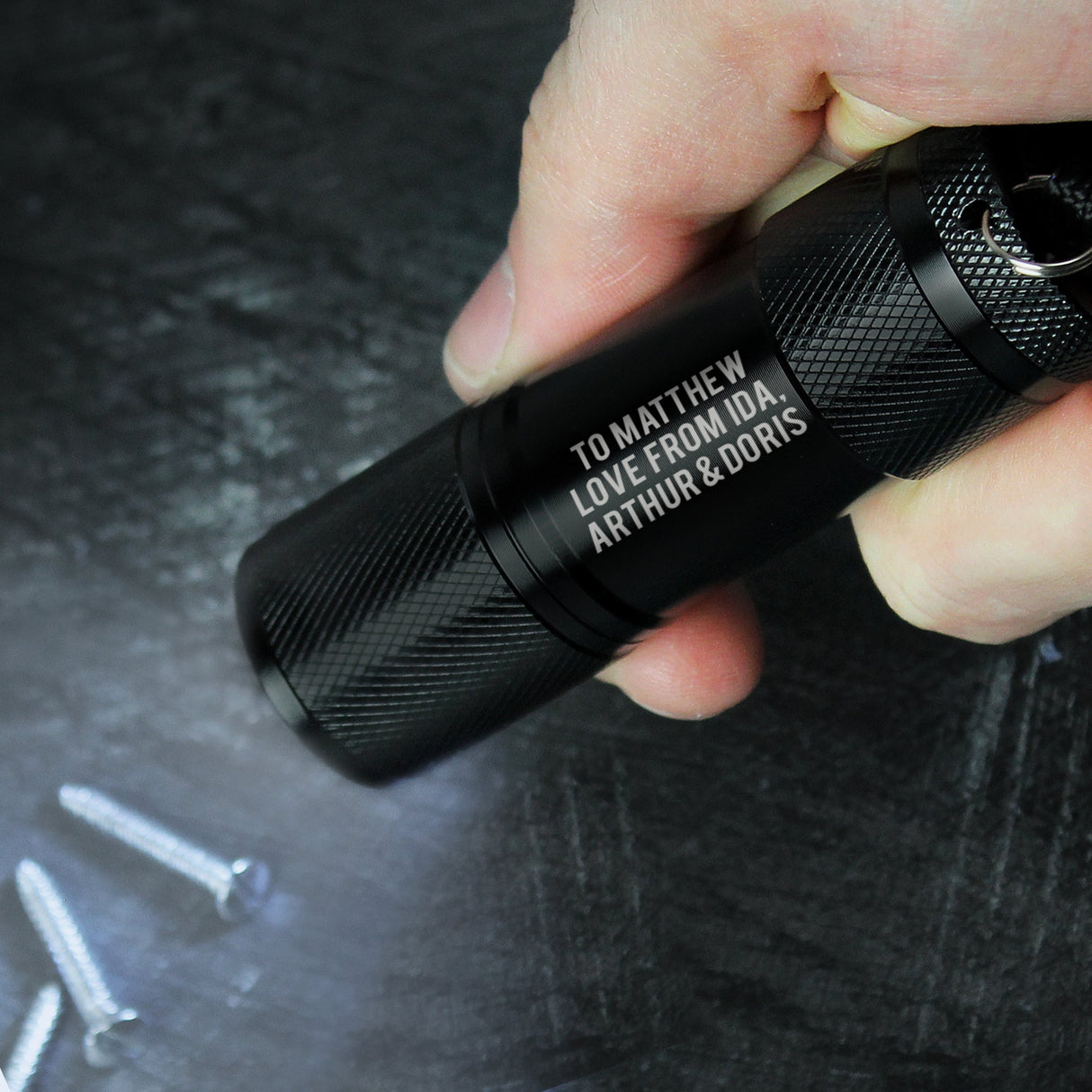 Personalised Mini Torch with Custom Text: 2 - Tools & Storage By Gift Moments