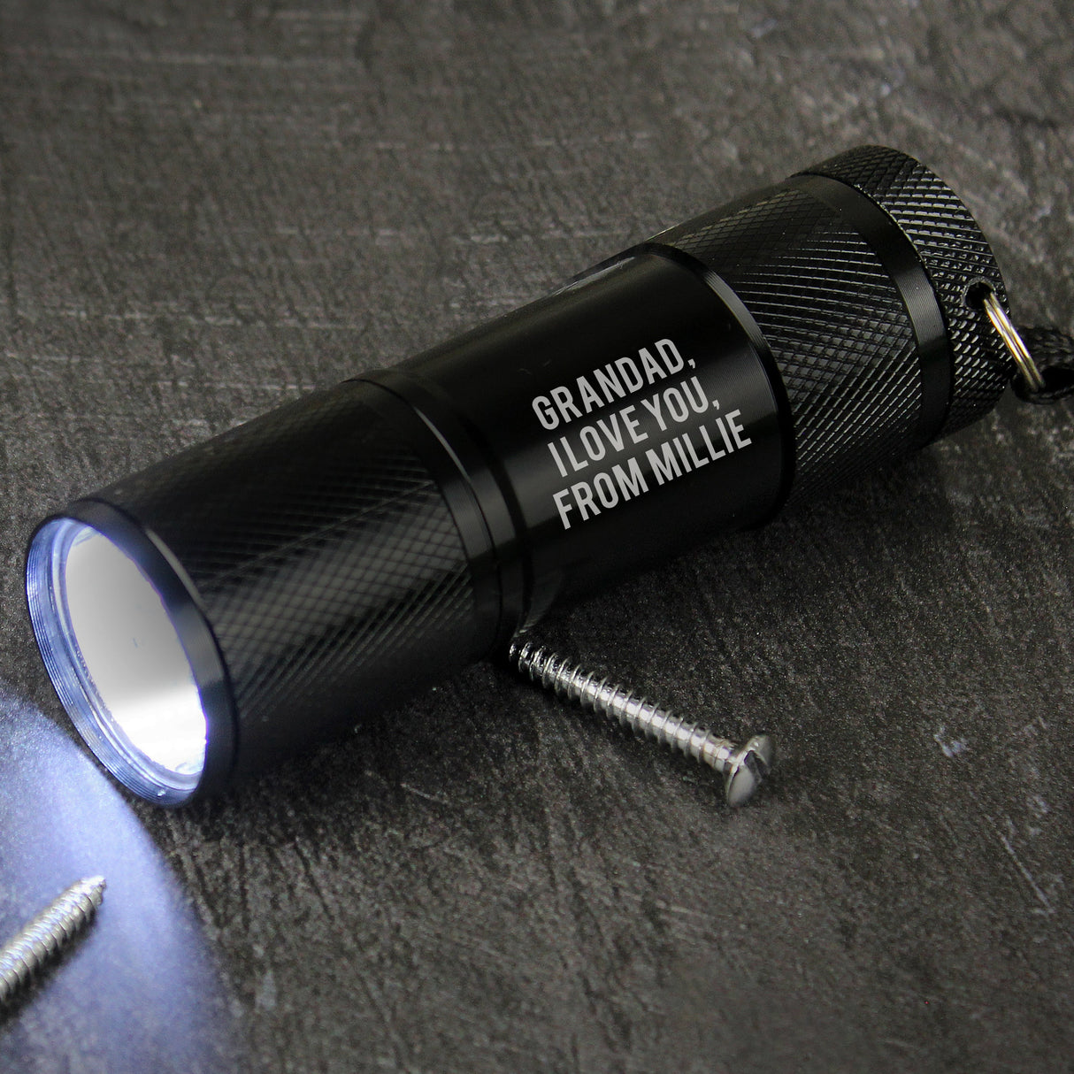 Personalised Mini Torch with Custom Text: 3 - Tools & Storage By Gift Moments