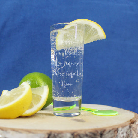 Personalised Engraved Shot Glass: 1 - Shot Glasses By Gift Moments