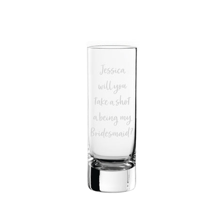 Personalised Engraved Shot Glass: 2 - Shot Glasses By Gift Moments