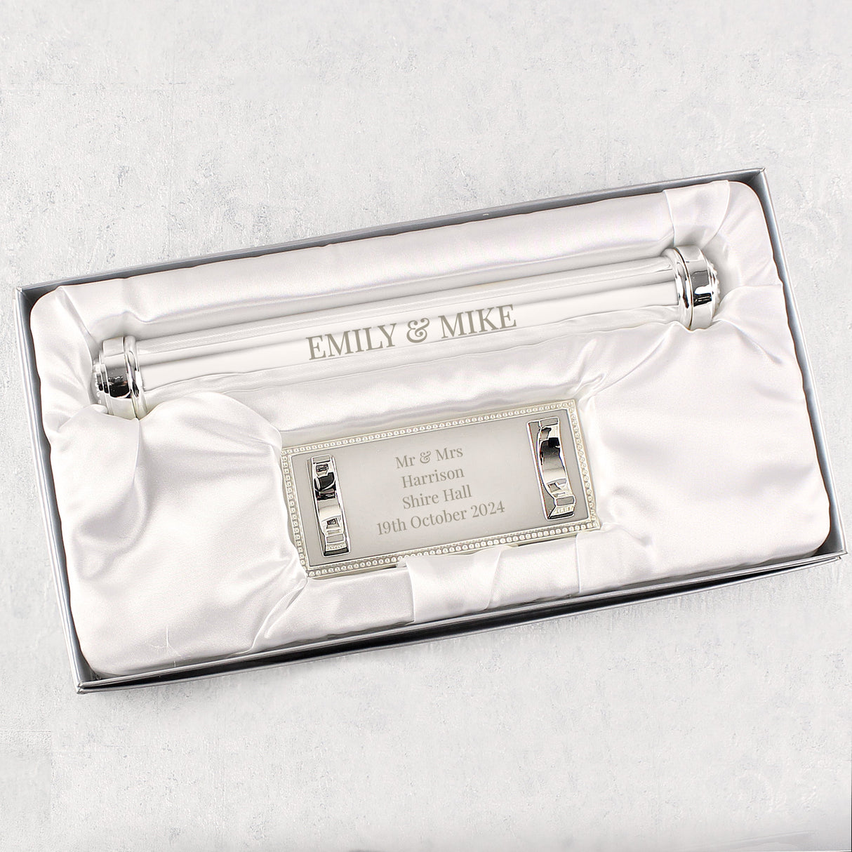 Personalised Silver Plated Certificate Holder: 3 - Certificate Holders By Gift Moments