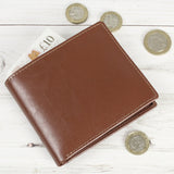 Personalised Tan Leather Wallet: 4 - Wallets & Money Clips By Gift Moments