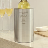 Personalised Free Text Wine Cooler: 6 - Barware By Gift Moments