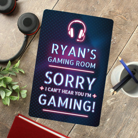 Personalised Gaming Room Metal Sign: 2 - Signs & Plaques By Gift Moments