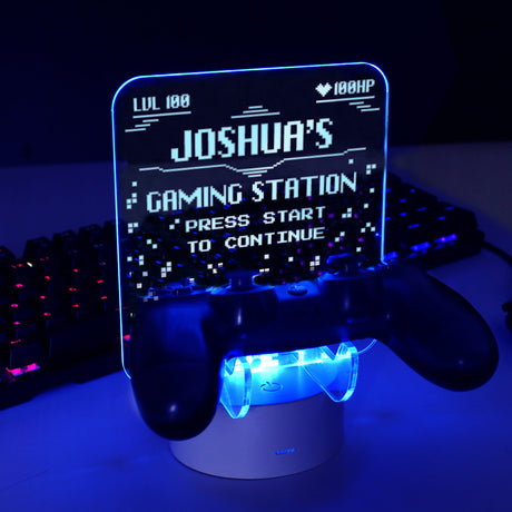 Personalised LED Gaming Controller Holder: 1 - Gaming By Gift Moments