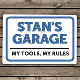 Personalised Aluminium Garage Name Plaque: 2 - Signs & Plaques By Gift Moments