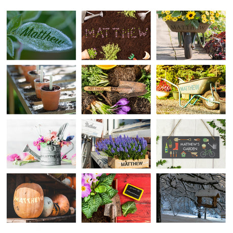 Personalised Gardening Desk Calendar: 6 - Calendars & Planners By Gift Moments