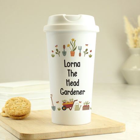 Personalised Gardening Travel Mug: 2 - Travel Mugs By Gift Moments