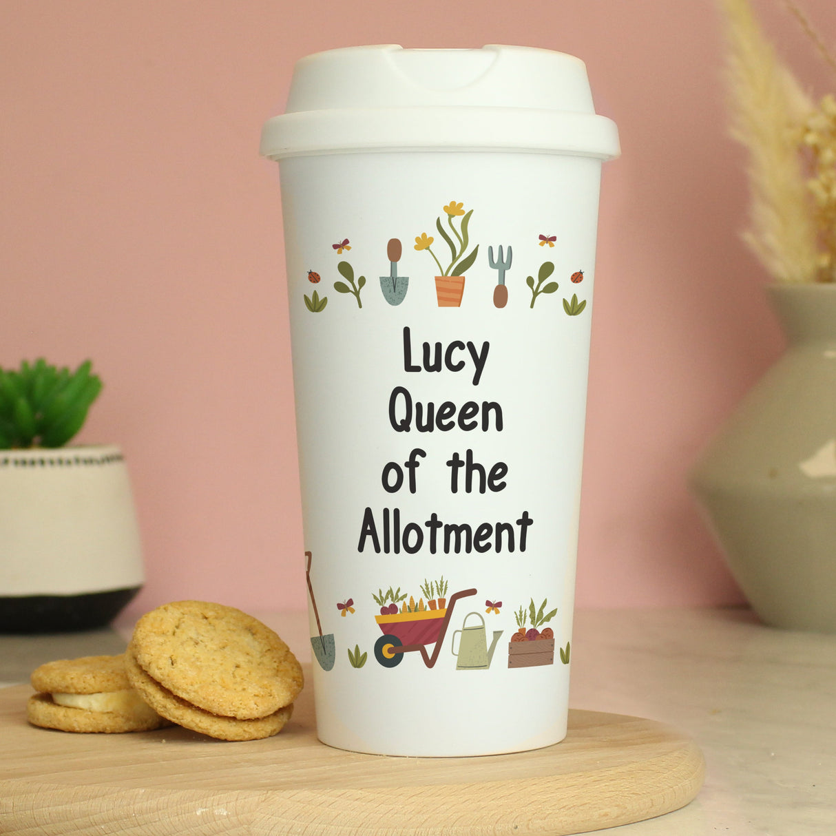 Personalised Gardening Travel Mug: 1 - Travel Mugs By Gift Moments