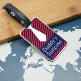 Personalised Gentlemen’s Luggage Tag with Tie: 2 - Luggage Tags By Gift Moments