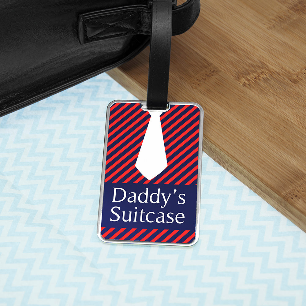 Personalised Gentlemen’s Luggage Tag with Tie: 4 - Luggage Tags By Gift Moments