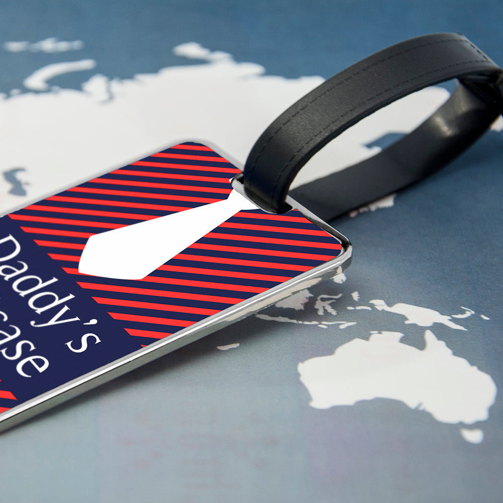 Personalised Gentlemen’s Luggage Tag with Tie: 3 - Luggage Tags By Gift Moments