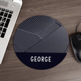 Personalised Geometric Mouse Mat 20cm: 1 - Tech Accessories By Gift Moments