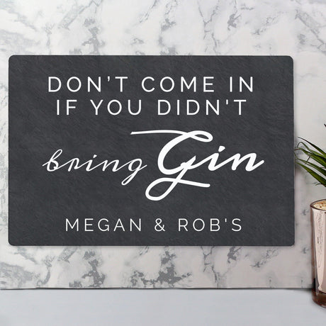 Personalised Gin Metal Sign: 2 - Signs & Plaques By Gift Moments