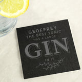 Personalised Gin & Tonic Slate Coaster: 2 - Coasters By Gift Moments