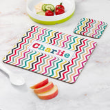 Personalised Girl’s Patterned Placemat & Coaster Set: 8 - Placemats By Gift Moments