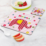 Personalised Girl’s Placemat & Coaster Set: 13 - Placemats By Gift Moments