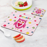 Personalised Girl’s Placemat & Coaster Set: 14 - Placemats By Gift Moments