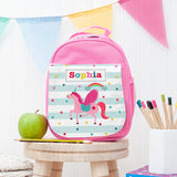 Personalised Unicorn Lunch Bag for Girls: 1 - Pink - Lunch Boxes & Bags By Gift Moments