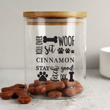 Personalised Glass Dog Treat Jar: 4 - Pet Products By Gift Moments