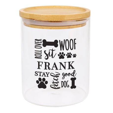 Personalised Glass Dog Treat Jar: 5 - Pet Products By Gift Moments