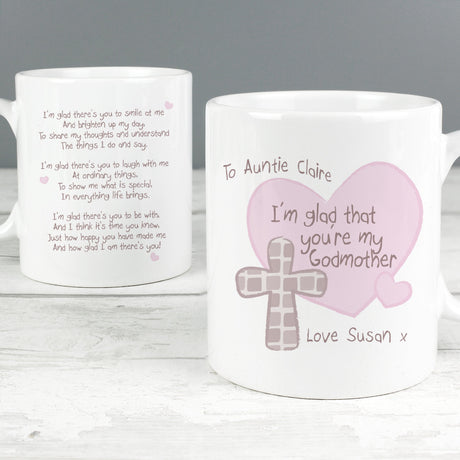 Personalised Godmother Thank You Mug: 3 - Mugs By Gift Moments