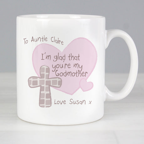 Personalised Godmother Thank You Mug: 1 - Mugs By Gift Moments