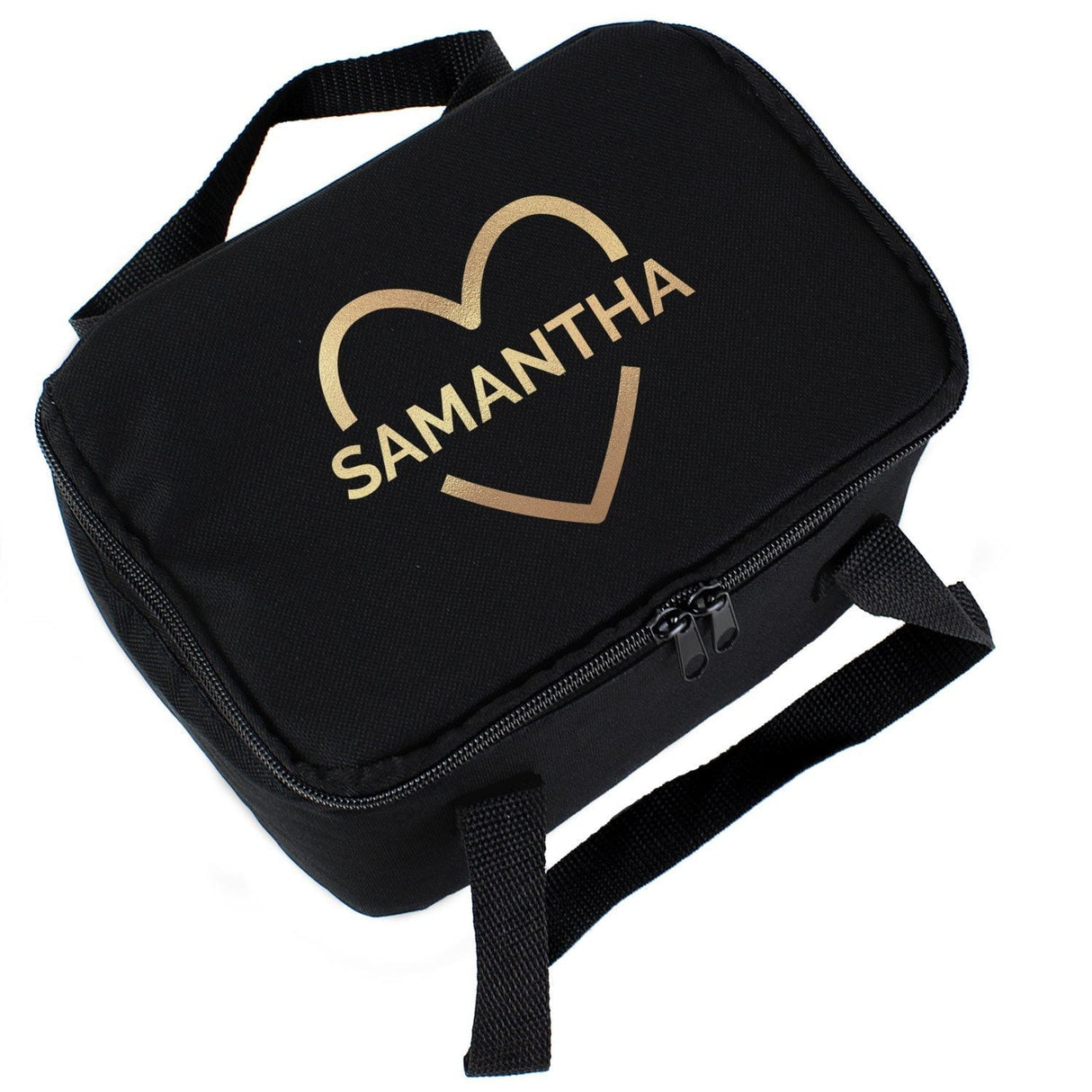 Personalised Gold Heart Lunch Bag: 4 - Lunch Boxes & Bags By Gift Moments