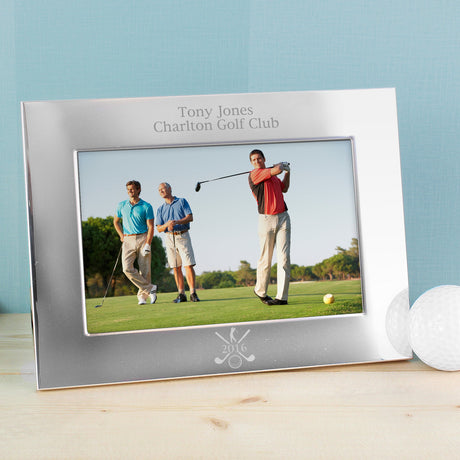 Personalised Golfing Landscape Photo Frame 6x4: 1 - Photo Frames By Gift Moments