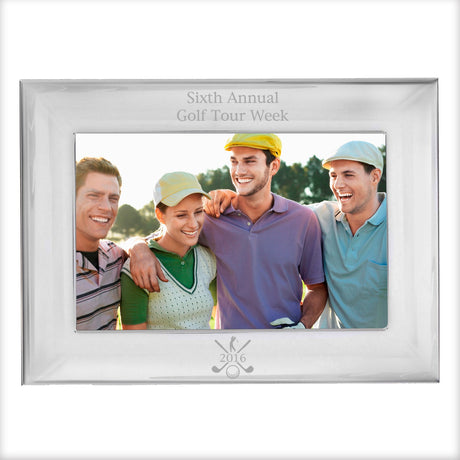 Personalised Golfing Landscape Photo Frame 6x4: 2 - Photo Frames By Gift Moments