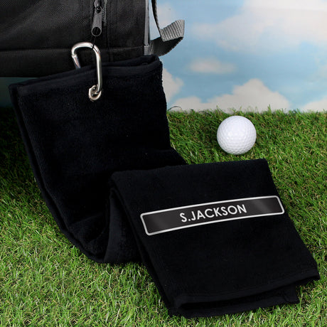 Personalised Luxurious Golf Towel: 2 - Towels By Gift Moments