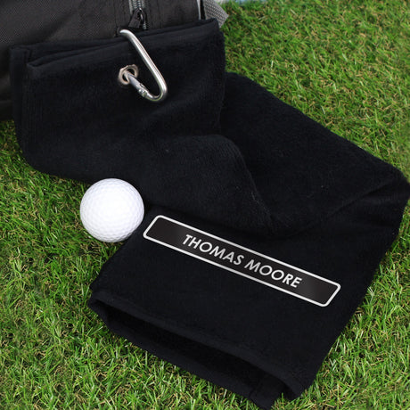 Personalised Luxurious Golf Towel: 1 - Towels By Gift Moments