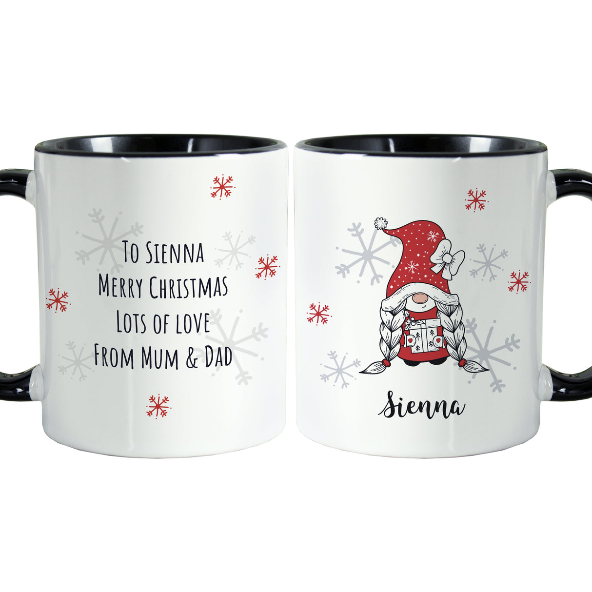 Personalised Gonk Family Christmas Mug: 16 - Mugs By Gift Moments