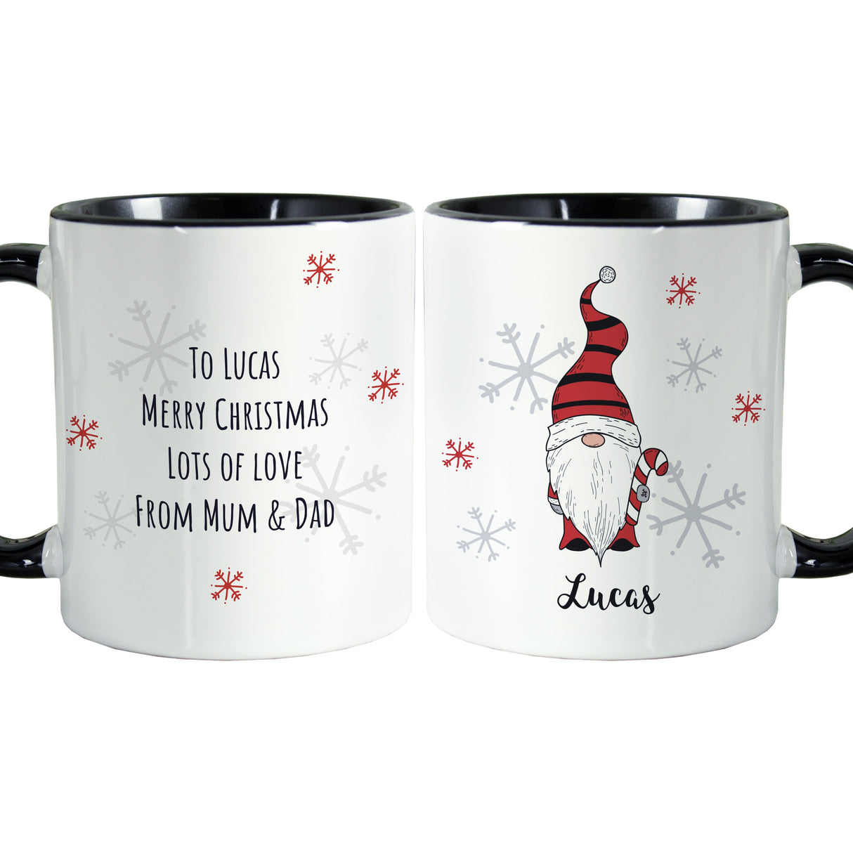 Personalised Gonk Family Christmas Mug: 15 - Mugs By Gift Moments