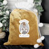 Personalised Gonk Gold Christmas Sack: 2 - Christmas Sacks By Gift Moments