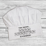 Personalised Science Chef Hat: 2 - Chef Hats By Gift Moments