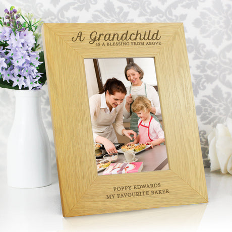 Personalised Grandchild Blessing Photo Frame: 2 - Photo Frames By Gift Moments