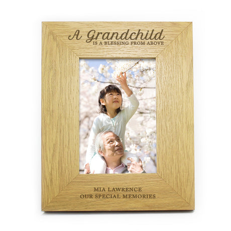 Personalised Grandchild Blessing Photo Frame: 7 - Photo Frames By Gift Moments