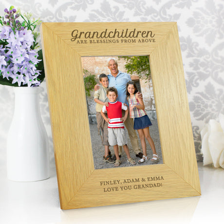 Personalised Grandchildren Blessing Photo Frame: 3 - Photo Frames By Gift Moments