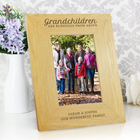 Personalised Grandchildren Blessing Photo Frame: 6 - Photo Frames By Gift Moments