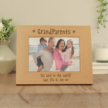 Personalised Grandparents 5x7 Photo Frame: 3 - Photo Frames By Gift Moments