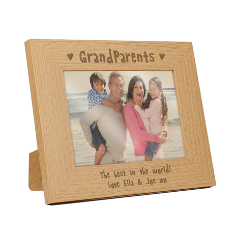 Personalised Grandparents 5x7 Photo Frame: 4 - Photo Frames By Gift Moments